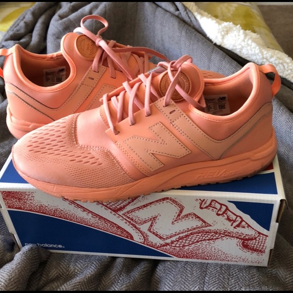 New Balance Other - Gorgeous “Dusted Peach” color New Balance 247’s